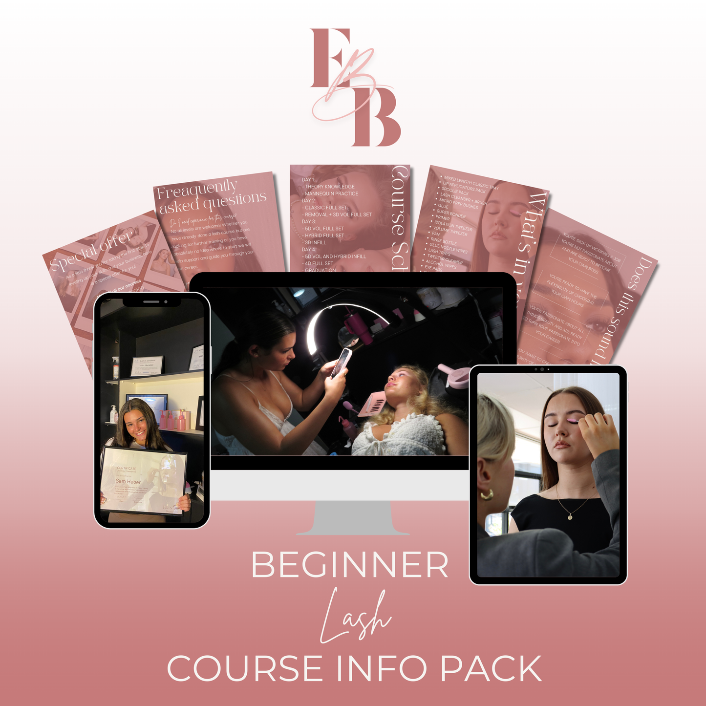 Beginner lash course info pack