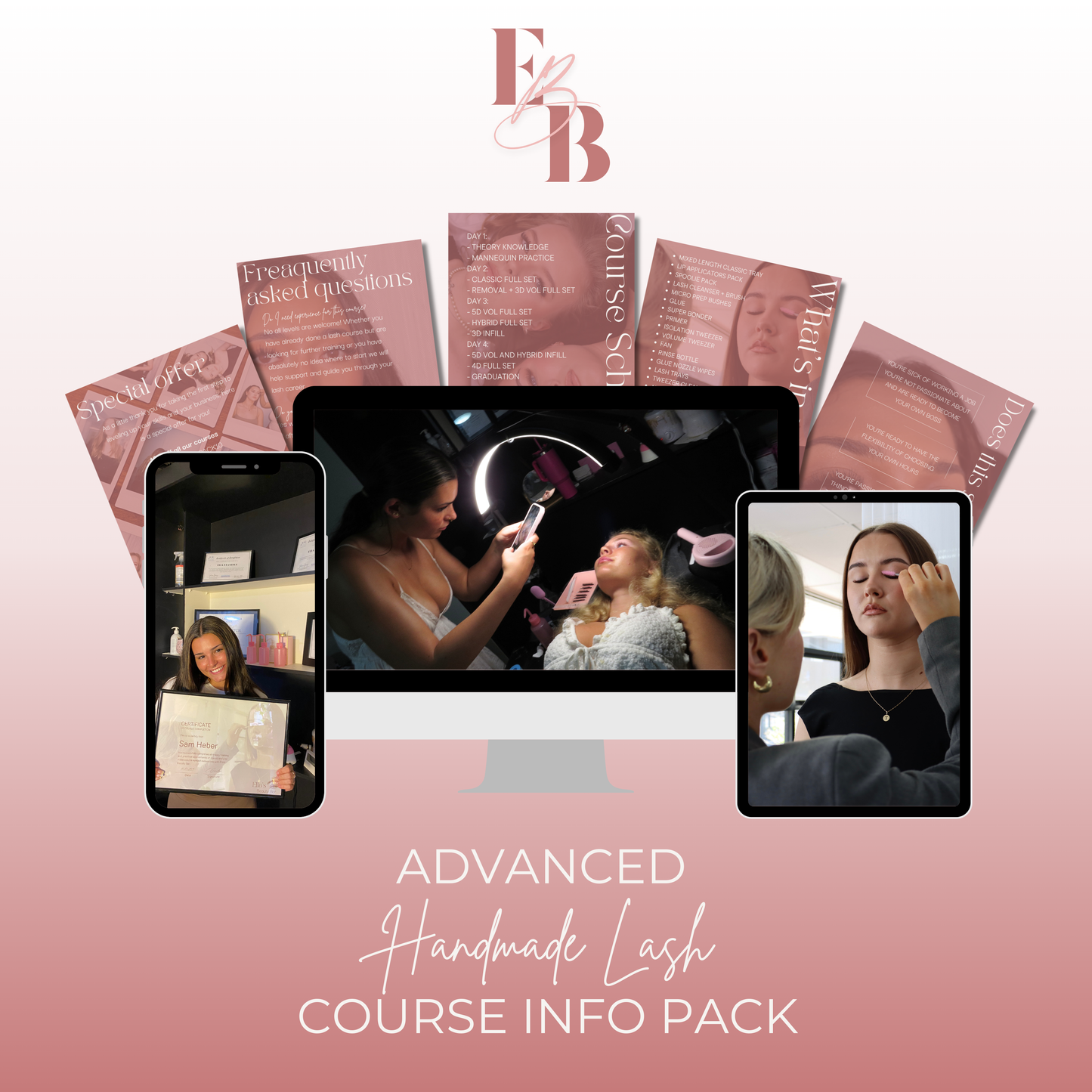 Advanced Handmade Lash Course Info pack