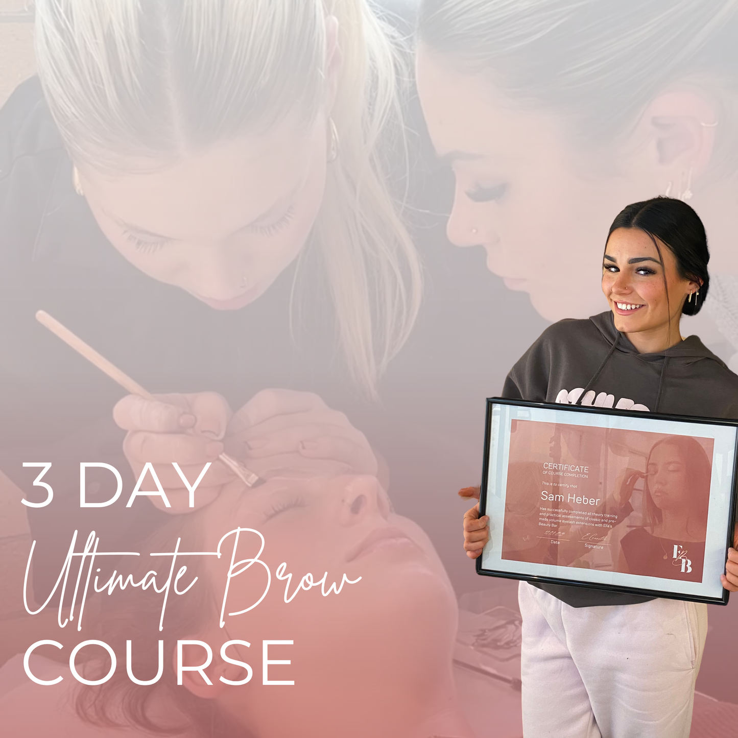 BRISBANE: Ultimate Brow Course: Brow waxing, Tinting, Lamination and Threading